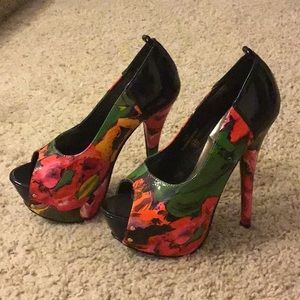 4” open toe Platforms